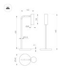 Настольная лампа Arlight SP-VERDI-TAB-3W Warm3000 051668