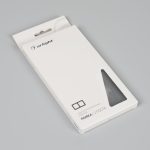 Рамка на 2 поста стеклянная Arlight FRM-OMALI-GS-2-BK 049693