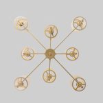 Люстра на штанге Eurosvet Inari 60144/8 золото a061943