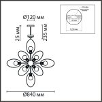 Люстра на штанге Lumion Vivana 8193/8C