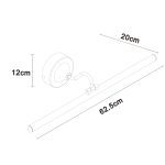 Подсветка для зеркал Arte Lamp Sol A7912AP-1BK