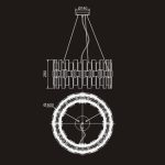 Подвесная люстра DeLight Collection P68073-14 gold