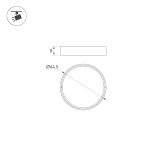 Фильтр сетчатый Arlight LGD-ARTIFACT-HONEYCOMB-R65 (WH) (Металл) 057151