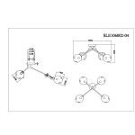 Потолочный светильник EVOLUCE MAREA SLE106002-04
