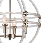 Подвесная люстра Delight Collection Impero KM0766P-4 nickel