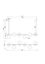 Подвесной светильник Freya Gatsby FR5232PL-06B1