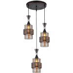 Подвесной светильник Reluce 03116-0.9-03 BK+PATINA GOLD