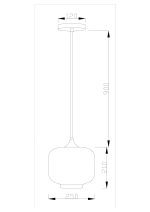 Подвесной светильник Moderli Teen V2132-P