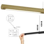 Линейный подвесной светильник Mantra Lineal 9034