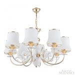Подвесная люстра Arte Milano Florentia-1097 301097/8 Wh/Gd
