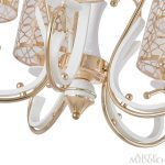 Подвесная люстра Arte Milano Florentia-1237 301237/5 Wh/Gd