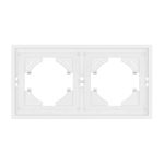 Рамка пластиковая на 2 поста Arlight FRM-TENDO-SFPL-2-WH 054649