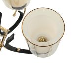 Подвесная люстра Arte Milano Florentia 302237/6 Bk/Gd