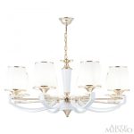 Подвесная люстра Arte Milano Florentia-2457 302457/8 Wh/Gd