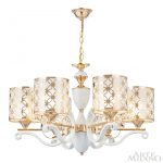 Подвесная люстра Arte Milano Florentia-3097 303097/6 Wh/Gd