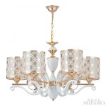 Подвесная люстра Arte Milano Florentia-3097 303097/6 Wh/Gd