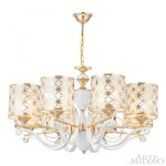 Подвесная люстра Arte Milano Florentia-3097 303097/8 Wh/Gd