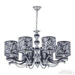 Подвесная люстра Arte Milano Florentia-4957 304957/8 Bk/Ni