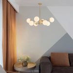 Люстра на штанге ImperiumLoft Roundi Brass 305756-23