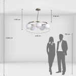 Подвесная люстра De Markt Оливия 306014505