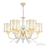 Подвесная люстра Arte Milano Florentia-6067 306067/6 Wh/Gd