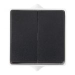 Выключатель двухклавишный Arte Milano 309.30-2.grey