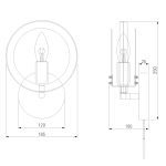 Бра Eurosvet Gallo 70121/1 белый