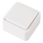 Выключатель одноклавишный проходной Arte Milano 310.32-1.white