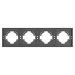 Рамка пластиковая на 4 поста Arlight FRM-TENDO-SFPL-4-GR 054655