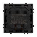 Механизм розетки с быстрой USB зарядкой Arlight SCT-NOBE-MUAC-SFPL-FC-BK (65W, QC3) 054317