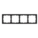 Рамка пластиковая Arlight FRM-NOBE-SFPL-4-BK 054224