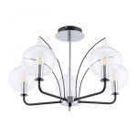 Люстра на штанге Arte Milano Napoli 321007/5 BK.CR