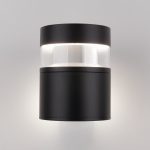 Уличный настенный светодиодный светильник Elektrostandard 1530 Techno Led чёрный 4690389163289
