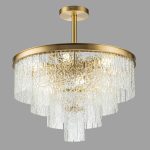 Люстра на штанге Belfast Harland 6308-6 BR CL