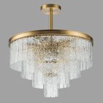 Люстра на штанге Belfast Harland 6308-6 BR CL