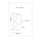 Настольная лампа Lucia Tucci Tous T1693.1