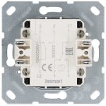 Выключатель двухклавишный проходной Jasmart 10A 250V с накладкой G3022T