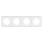 Рамка пластиковая на 4 поста Arlight FRM-TENDO-PL-4-WH 053847