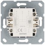 Выключатель одноклавишный для штор 10A 250V с накладкой, цвет Тауп Jasmart G3018T