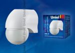 Датчик движения (06568) Uniel USN-16-180R-1200W-3LUX-12M-0,6-1,5m/s-WH