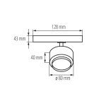 Трековый трехфазный светильник Kanlux Btl 35663