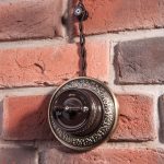 Переключатель Werkel одноклавишный Retro коричневый W5612014 4690389166723