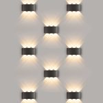 Настенный светильник Elektrostandard 1551 TECHNO LED TWINKY TRIO черный 4690389068027 a049671