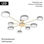 Потолочная люстра Loft IT Sunrise 10316/8 Grey