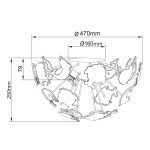 Потолочная люстра MW-Light Улыбка 365014605