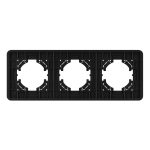 Рамка на 3 поста алюминиевая Arlight FRM-AKIRY-SFAL-3-BK 049741