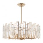 Люстра на штанге Arte Milano Sorrento 373209/8/350/560 GD