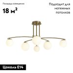 Потолочная люстра Freya Hanger FR5443CL-06BS