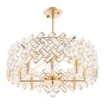 Люстра на штанге Arte Milano Sorrento 377019/8/300/570 GD