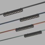 Трековый однофазный светильник Denkirs Belty grill DK5670-BK